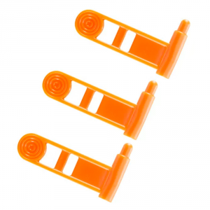 Pistol Safety Chamber Flag - 3 Pack - Orange - ERGO Grips